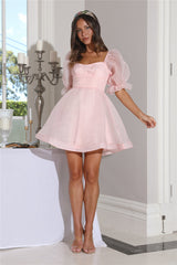Be A Princess Mini Dress Blush