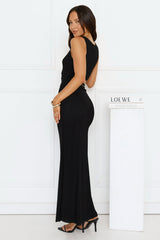 Mine To Show Mesh Maxi Dress Black