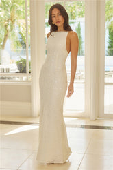 Tidepool Dreams Maxi Dress Cream